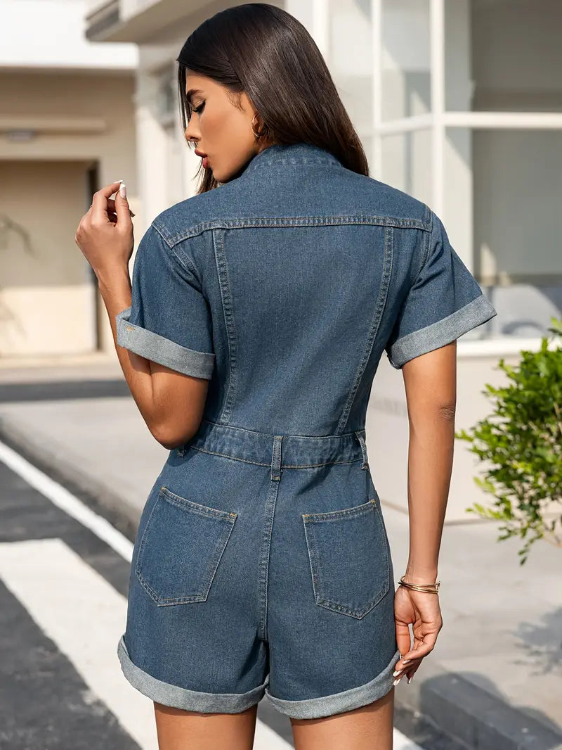 Denim Belle Jumpsuit - By Labella